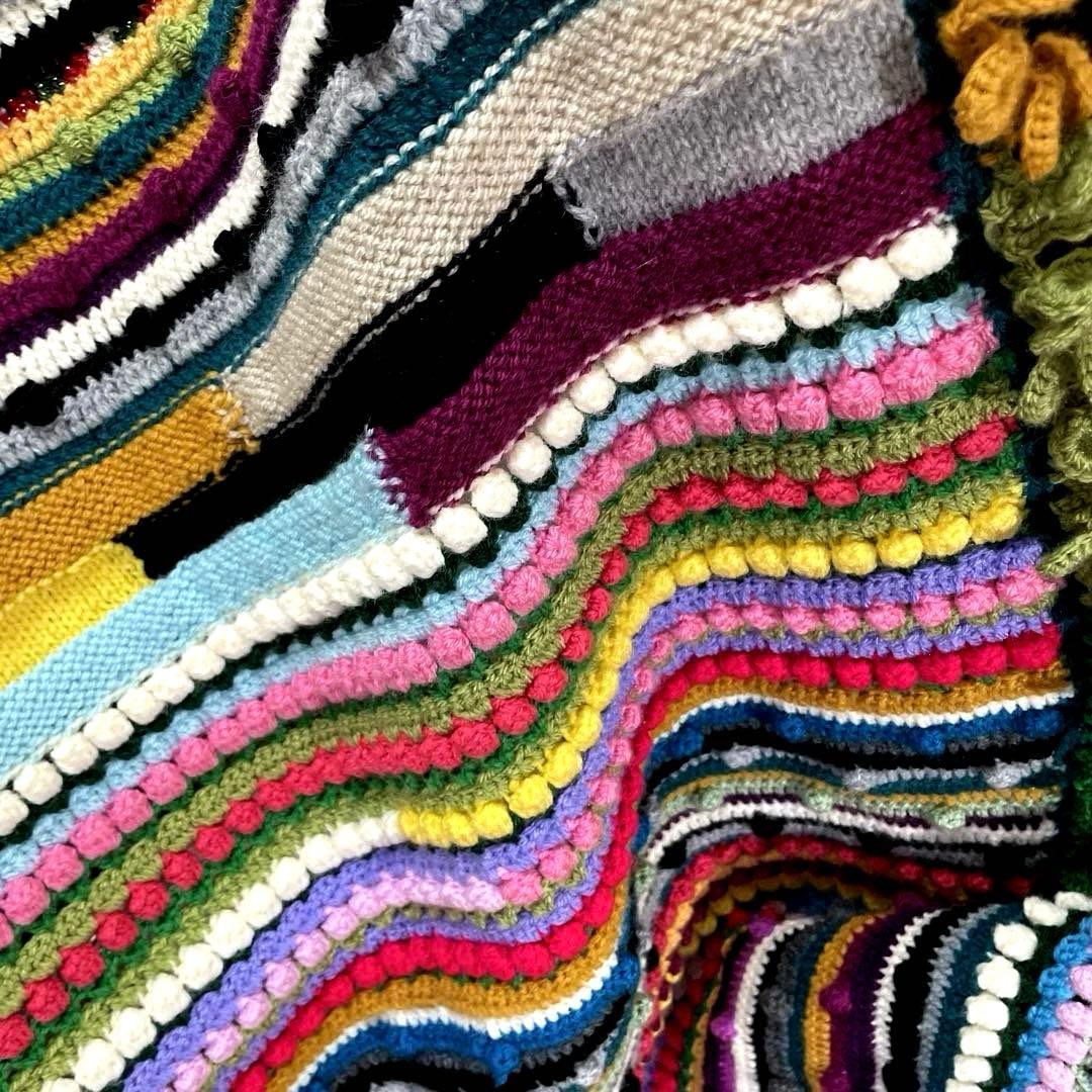 【handmade】★チューリップ畑★〜百花繚乱〜マルチカバーインテリアビッグS