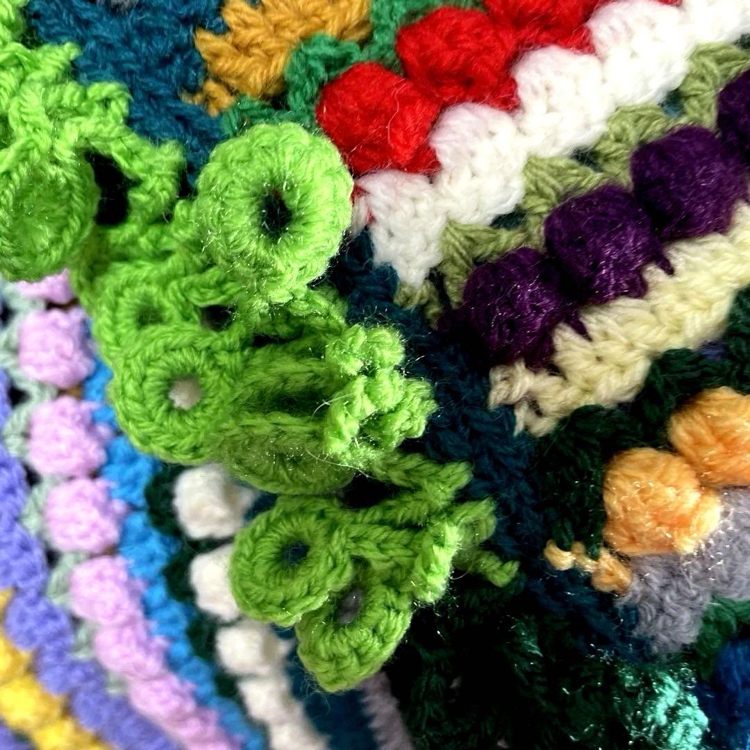 【handmade】★チューリップ畑★〜百花繚乱〜マルチカバーインテリアビッグS