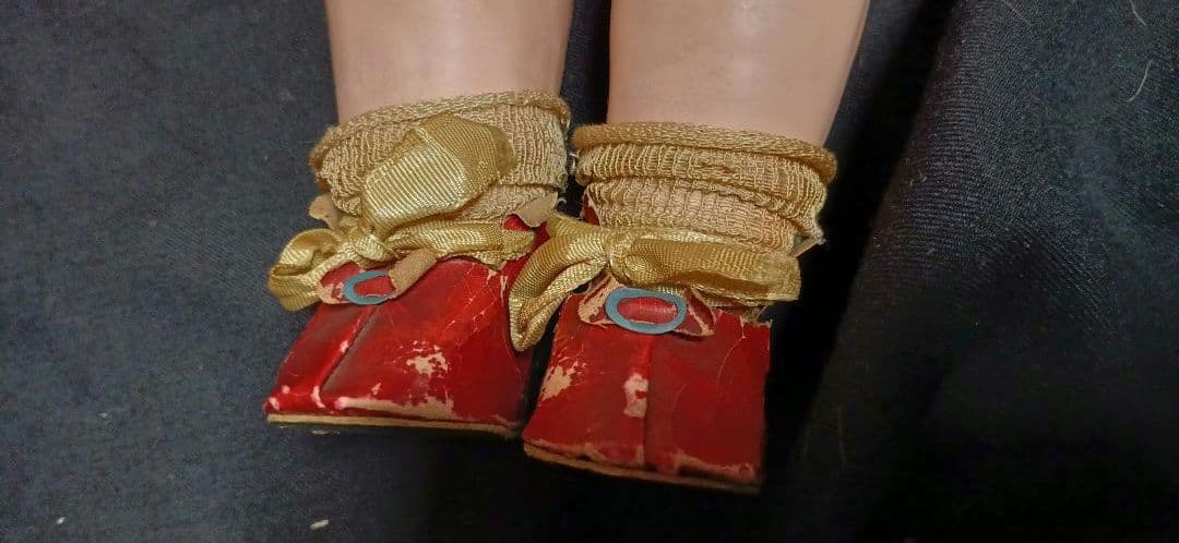 三越ドール　フラーティアイ　約45ｃｍ　大正　昭和　サクラビスク　人形