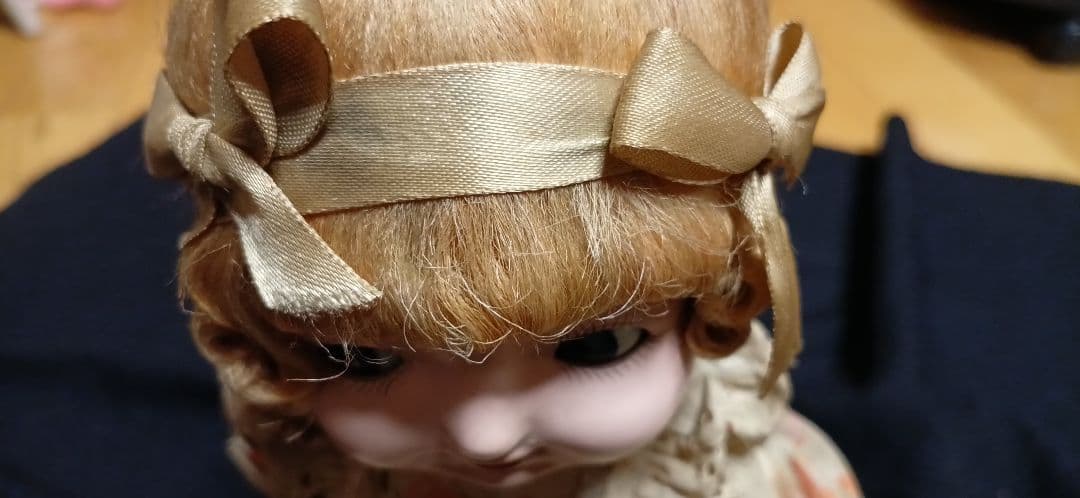 三越ドール　フラーティアイ　約45ｃｍ　大正　昭和　サクラビスク　人形