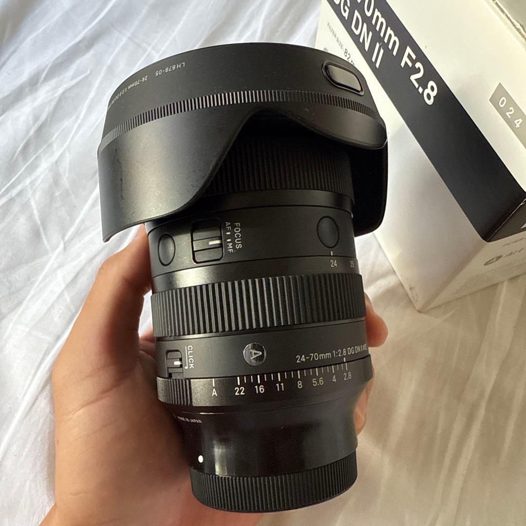 SIGMA24-70mm F2.8DGDN II 美品 元箱ケース付き ソニー