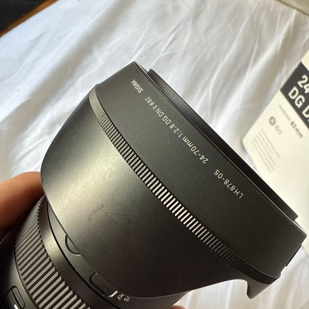 SIGMA24-70mm F2.8DGDN II 美品 元箱ケース付き ソニー