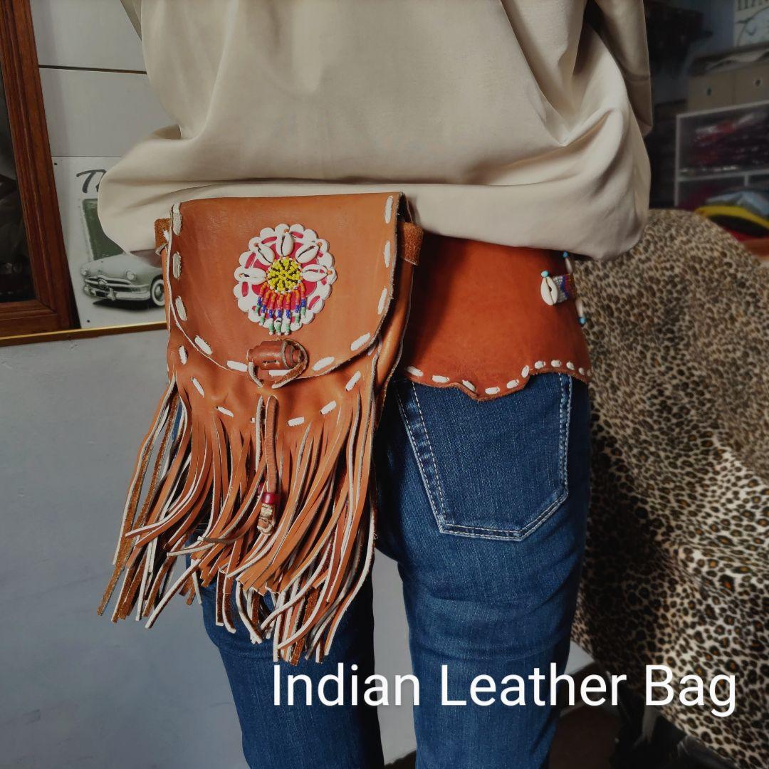 Indianハンドメイドウエストバッグ アリゾナ直接買付け！