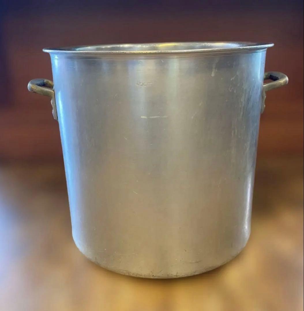 寸胴鍋 寸胴 業務用 大型鍋 アルミ鍋 45cm