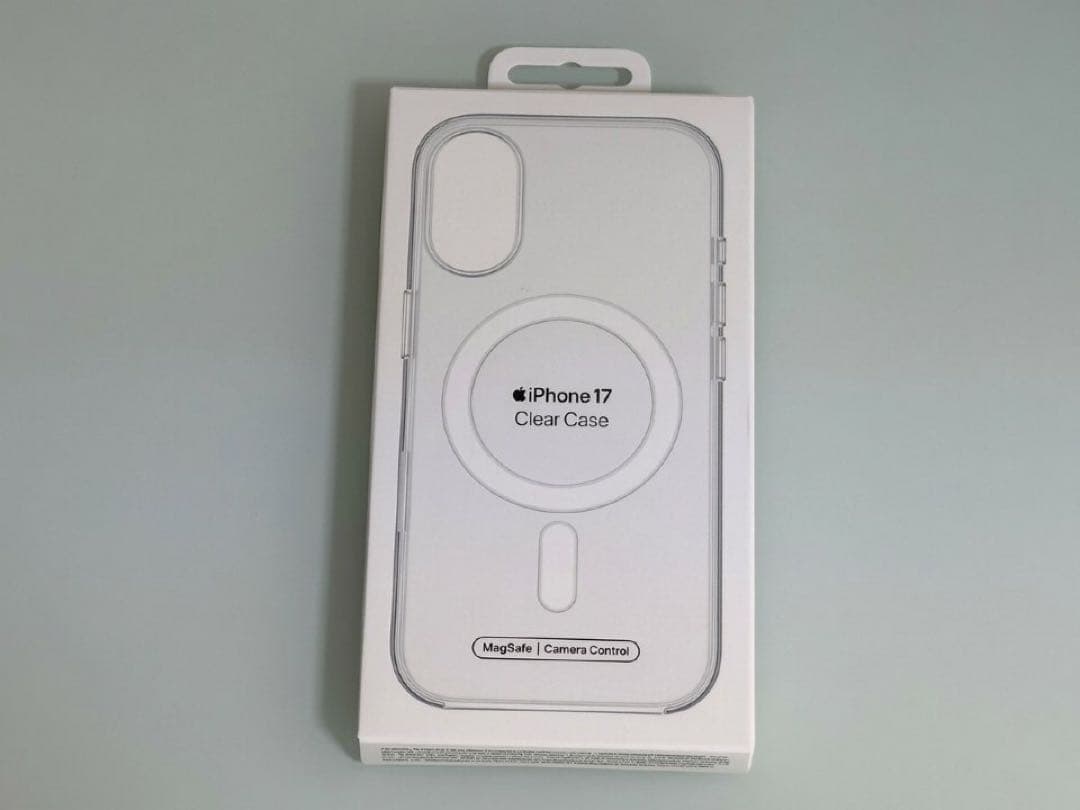 Apple 純正 iPhone17用クリアケース MagSafe対応