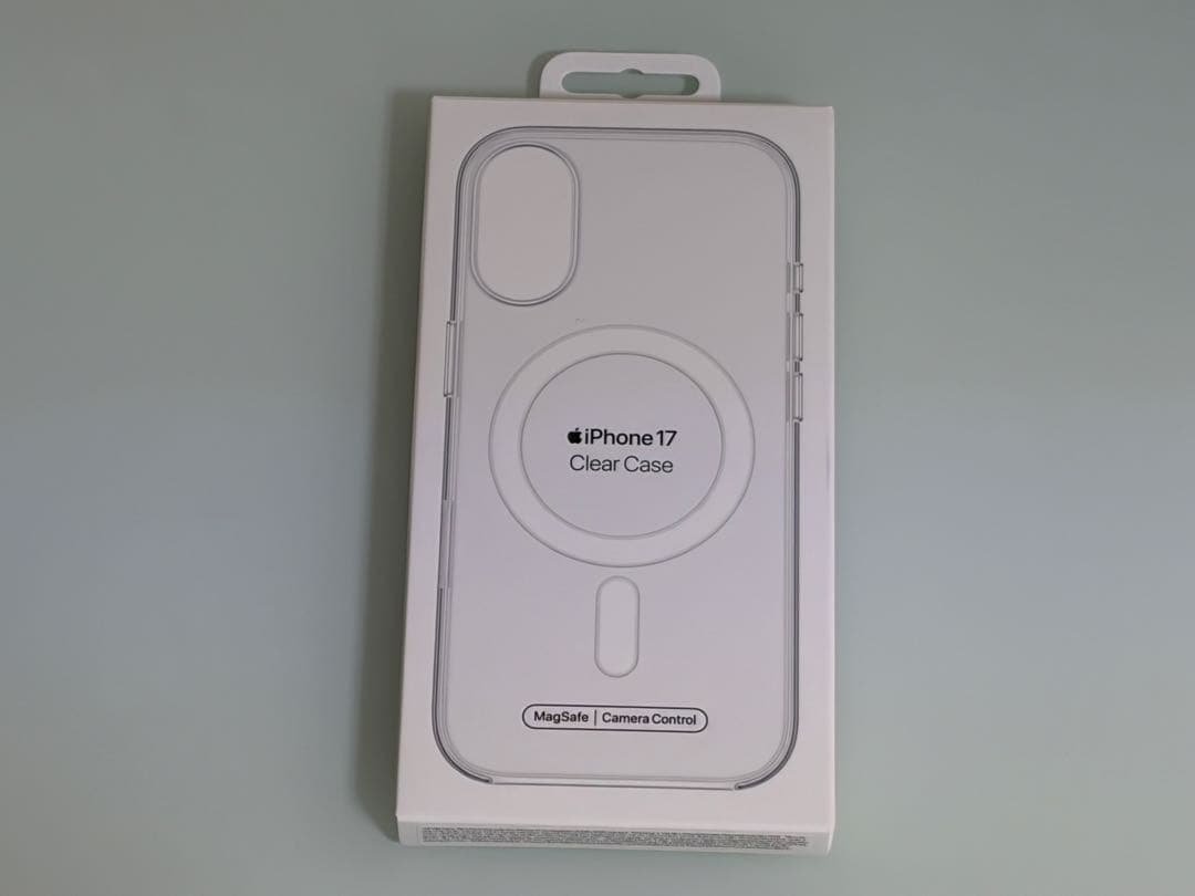 Apple 純正 iPhone17用クリアケース MagSafe対応
