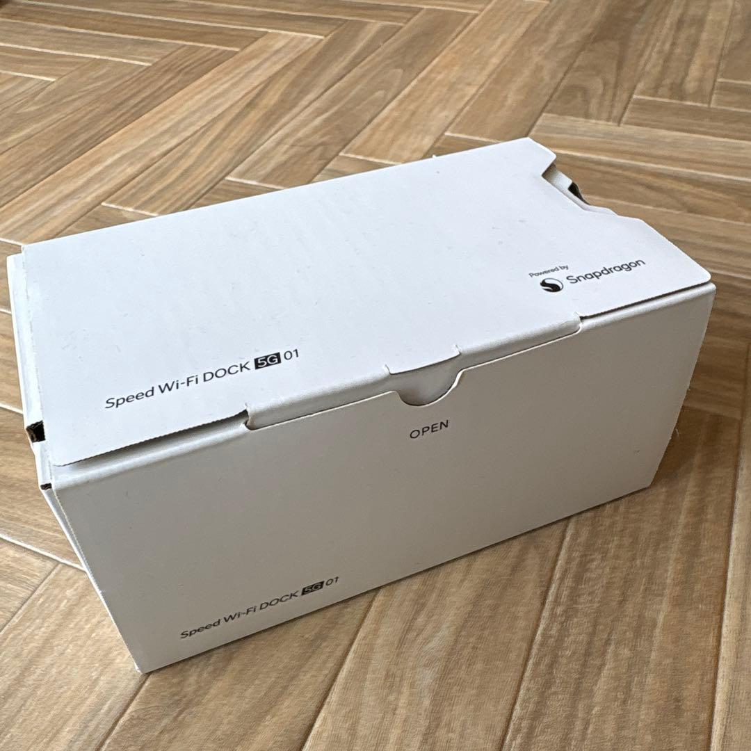 新品未使用　Speed Wi-Fi DOCK 5G 01 通電確認のみ