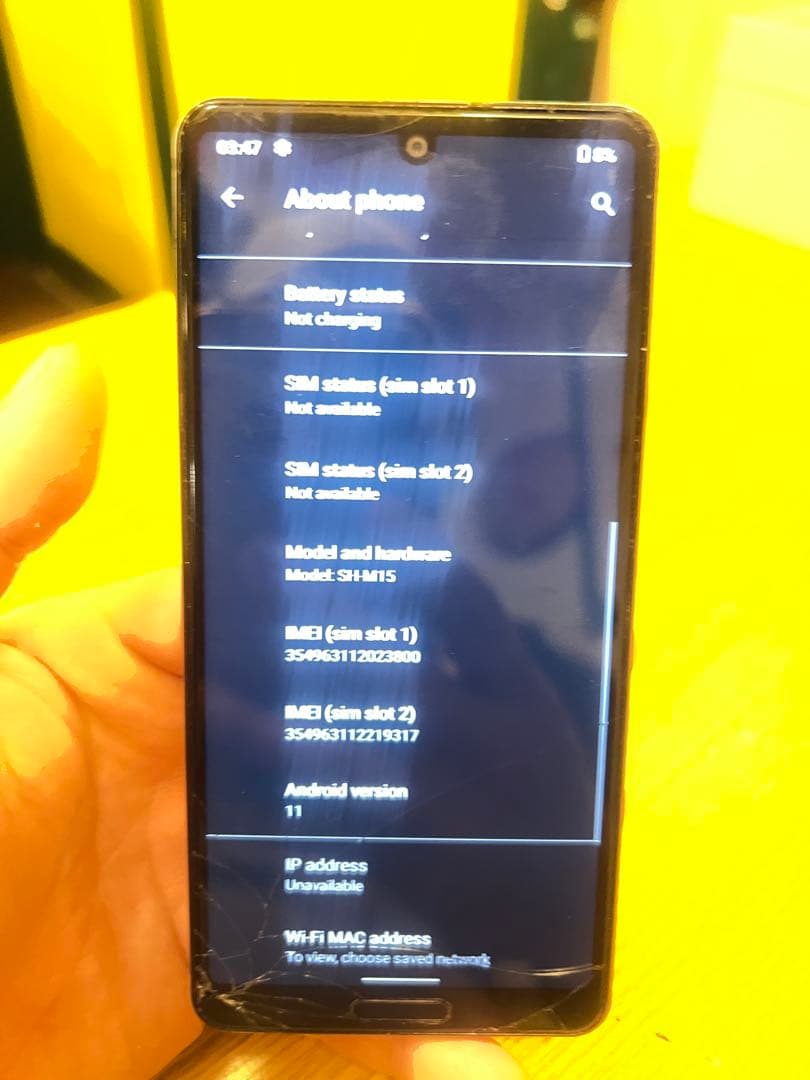 AQUOS sense4 64GB Android 11 本体SIMフリー