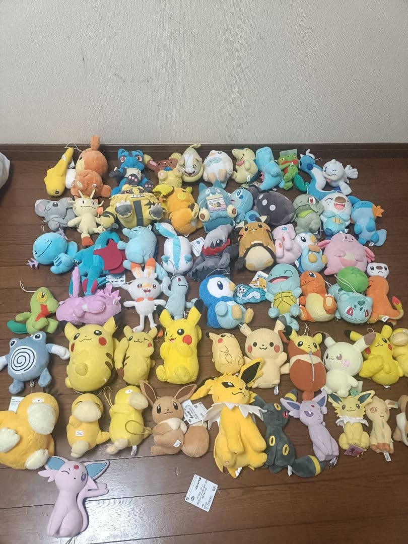 107体　ぬいぐるみ大量まとめ売り　ポケモン　三英貿易　タカラトミー　プライズ
