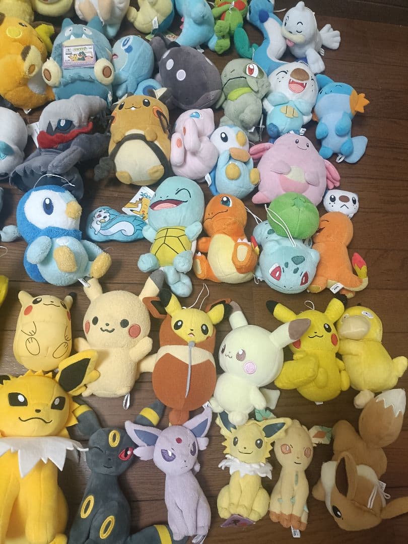 107体　ぬいぐるみ大量まとめ売り　ポケモン　三英貿易　タカラトミー　プライズ