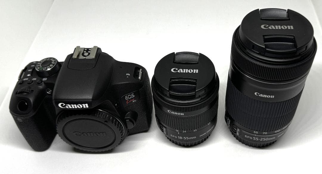 Canon EOS Kiss x9i ダブルズームキット+320EX+リモコン