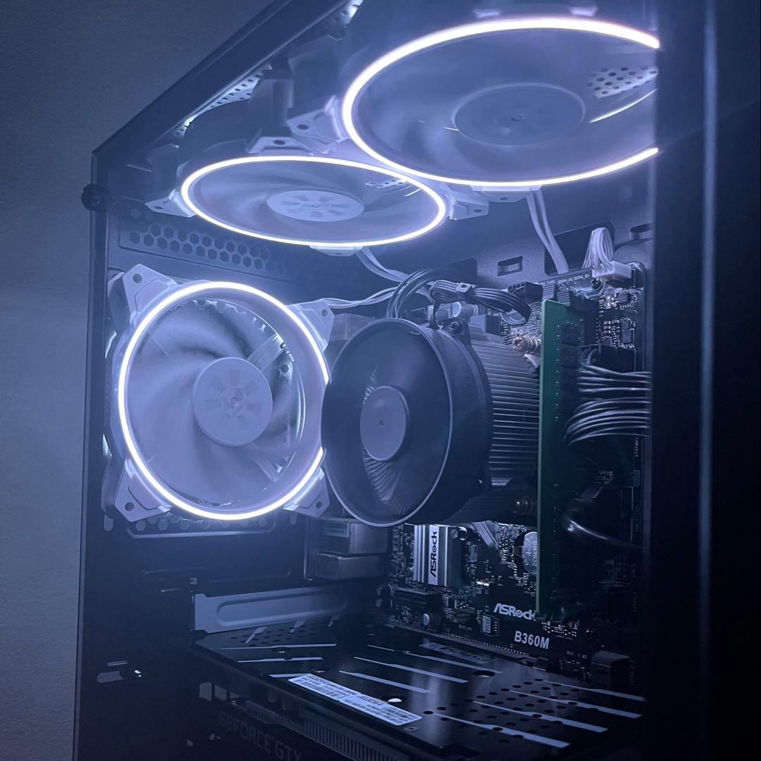 【美品】ゲーミングPC (新品ケース ARGBファン付き)