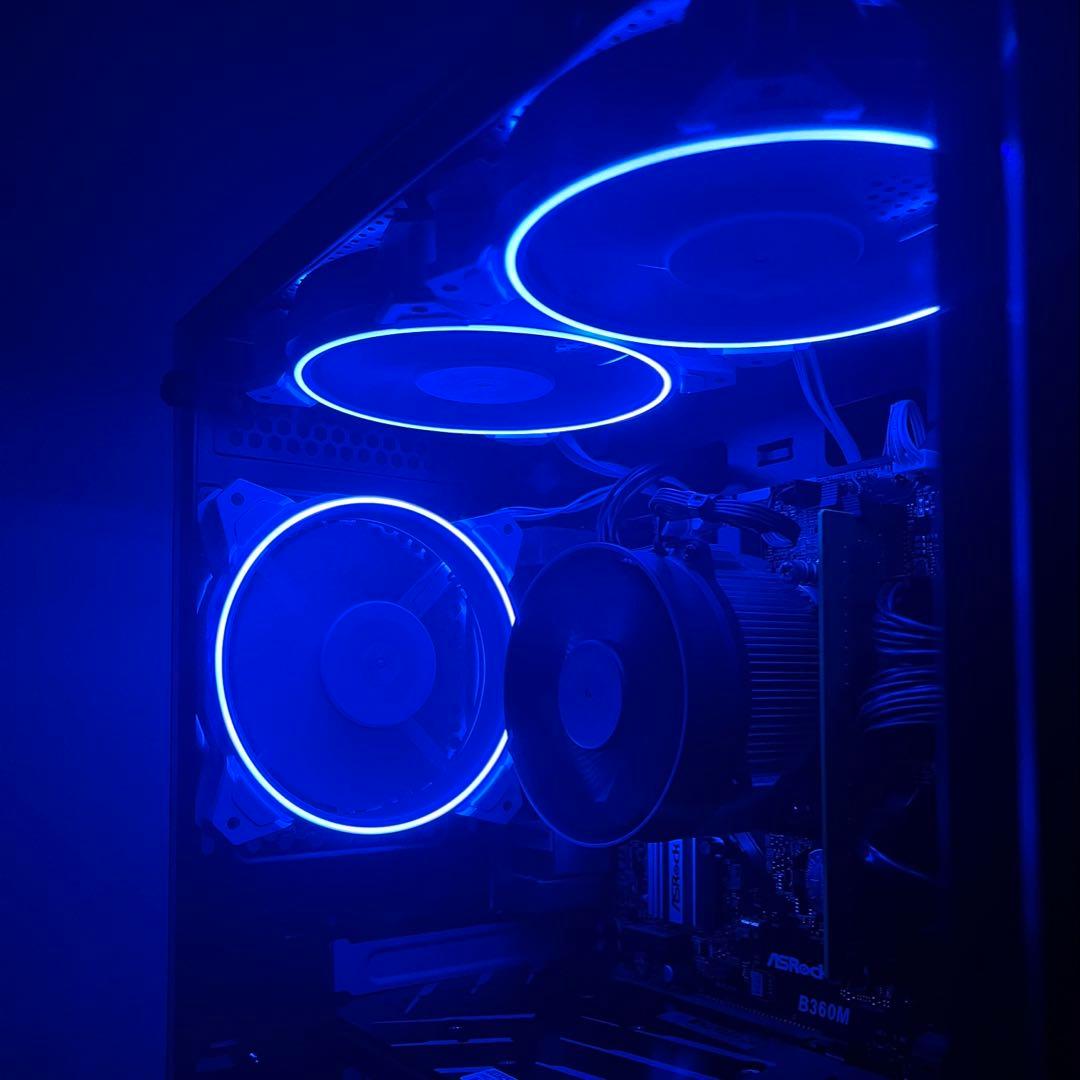 【美品】ゲーミングPC (新品ケース ARGBファン付き)