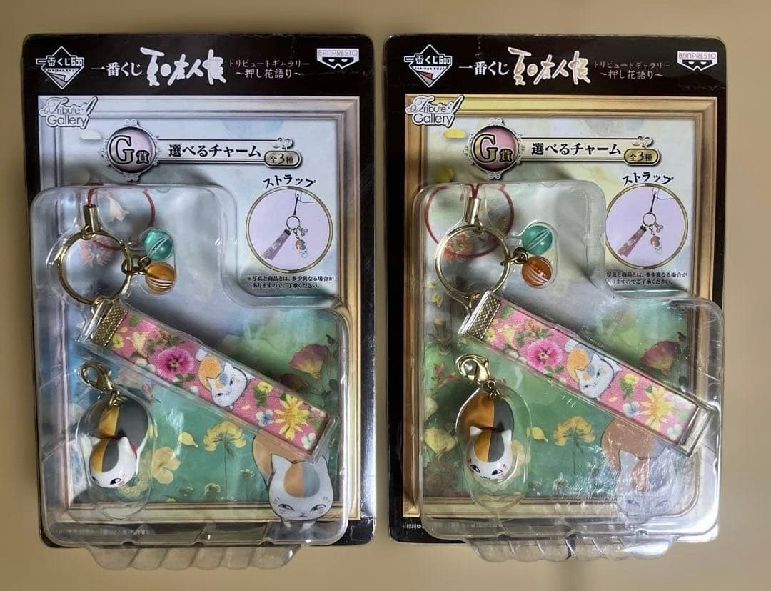 夏目友人帳 トリビュートギャラリー 〜押し花語り〜 G賞 選べるチャーム 10個