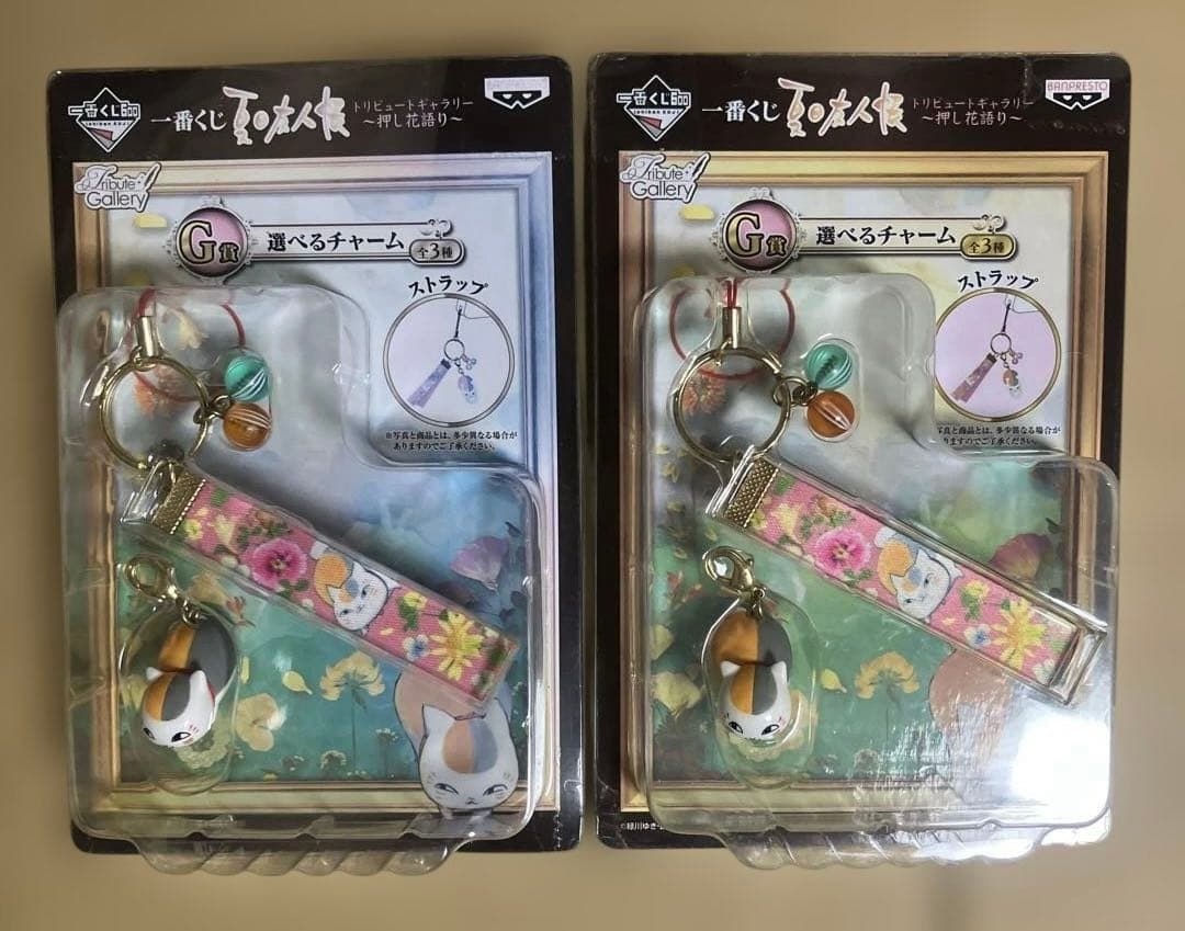 夏目友人帳 トリビュートギャラリー 〜押し花語り〜 G賞 選べるチャーム 10個