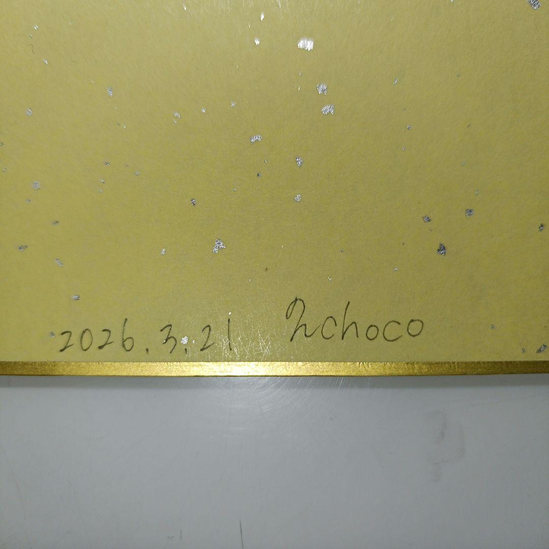 ウマ娘　ライスシャワー　手描きイラスト　原画　大色紙　コピック　一点物