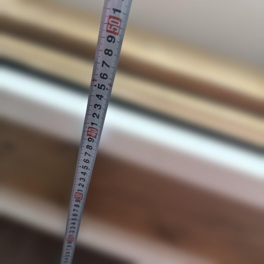 木製ベンチ 収納付き 白と木目　ハンドメイド　ガーデニング