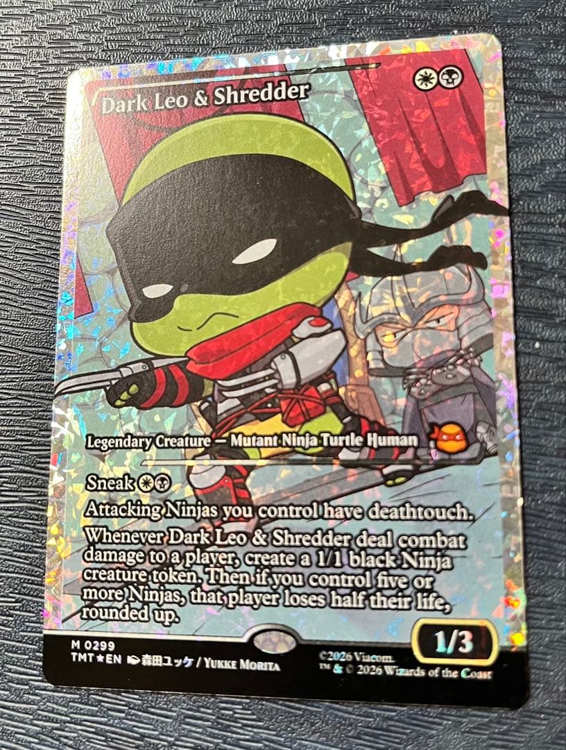 MTG 英語版 フラクチャー・Foil ショーケース ダーク・レオとシュレッダー