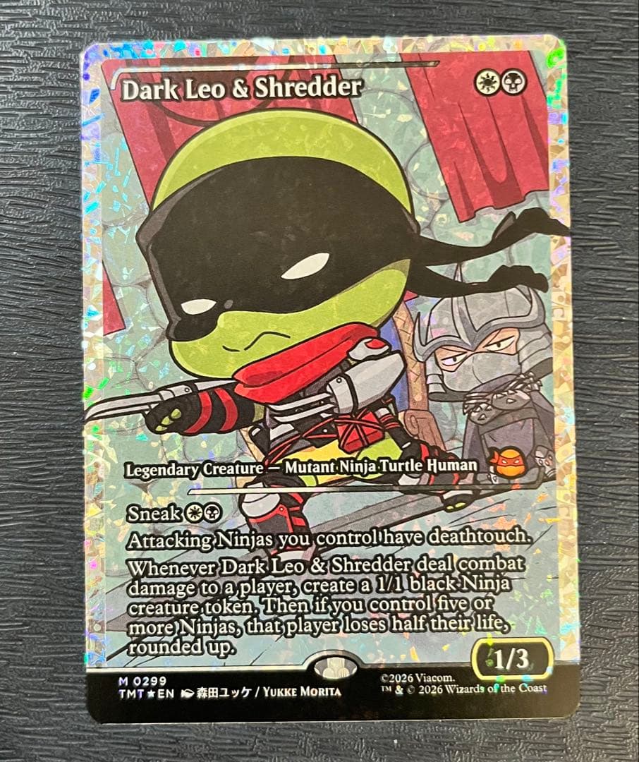 MTG 英語版 フラクチャー・Foil ショーケース ダーク・レオとシュレッダー