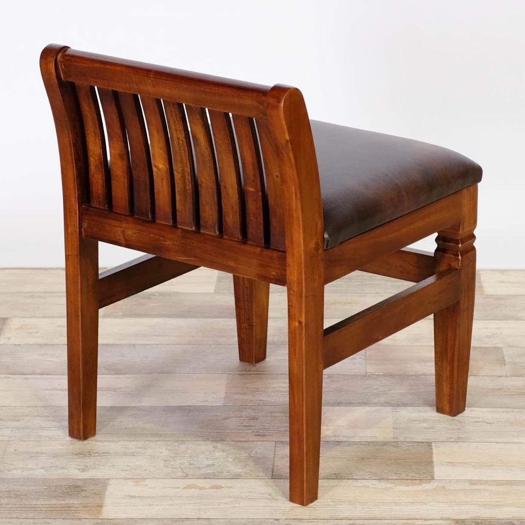 B 新品 アジアン チェア 椅子 カントリー イス アンティーク コロニアル