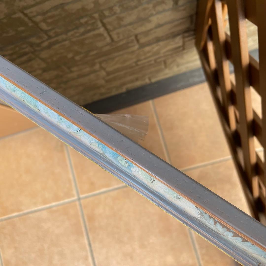 イタリア製 アンティーク調 ミラー 壁掛け 八角鏡 花模様 ウォールミラー