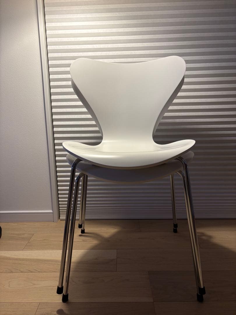 【最終値下げ】フリッツハンセン セブンチェア　ホワイト2つセット