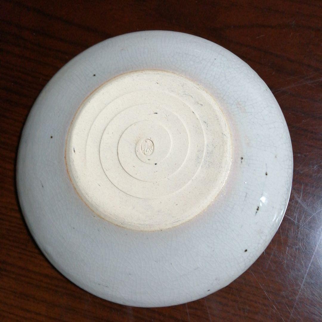 瀬戸焼　加藤華仙　鉄絵中皿　5枚