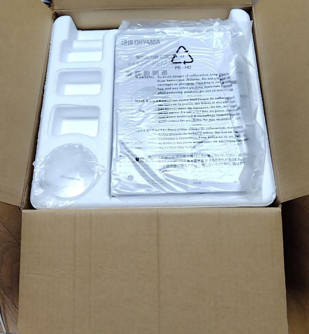 新品 アイリスオーヤマ 電気圧力鍋3L KPC-REMA3-W