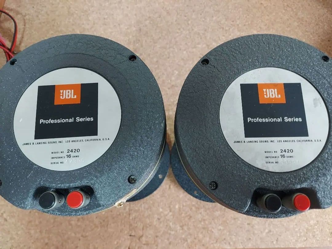 JBLツイーター075.ドライバー2420.ホーンレンズH91/L91