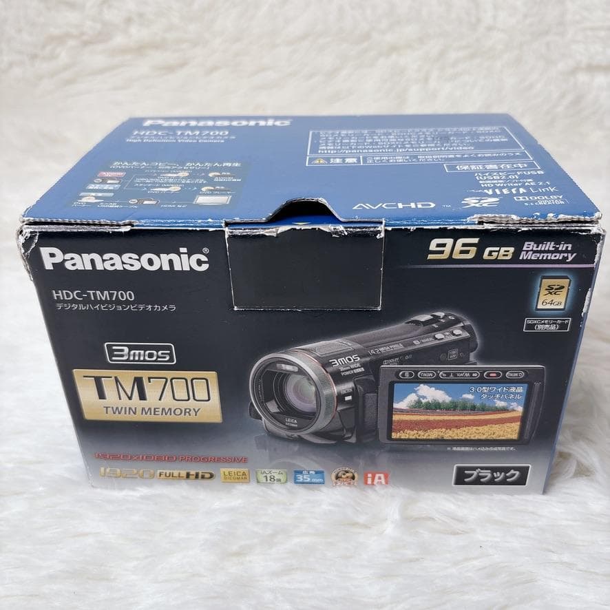 Panasonic パナソニック ビデオカメラ HDC-TM700 ブラック