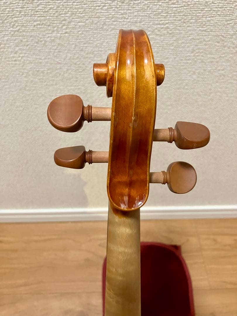 希少、裏板単板、美虎杢2004製　PYGMALIUS #160 バイオリン4/4