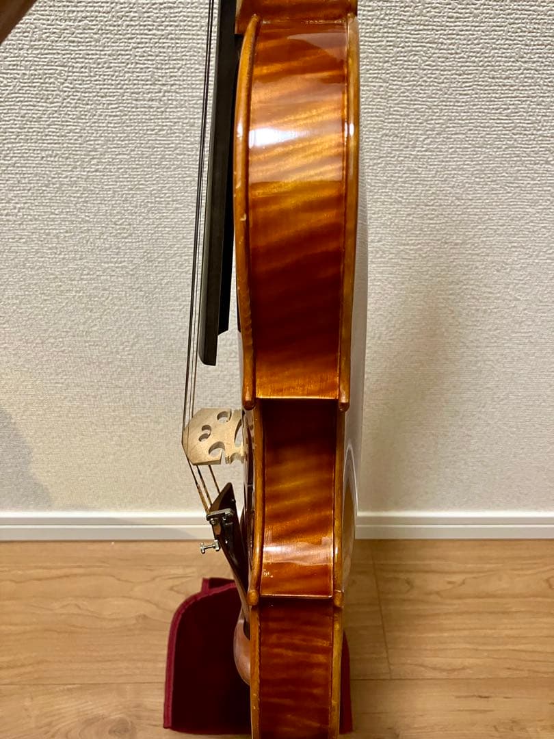 希少、裏板単板、美虎杢2004製　PYGMALIUS #160 バイオリン4/4