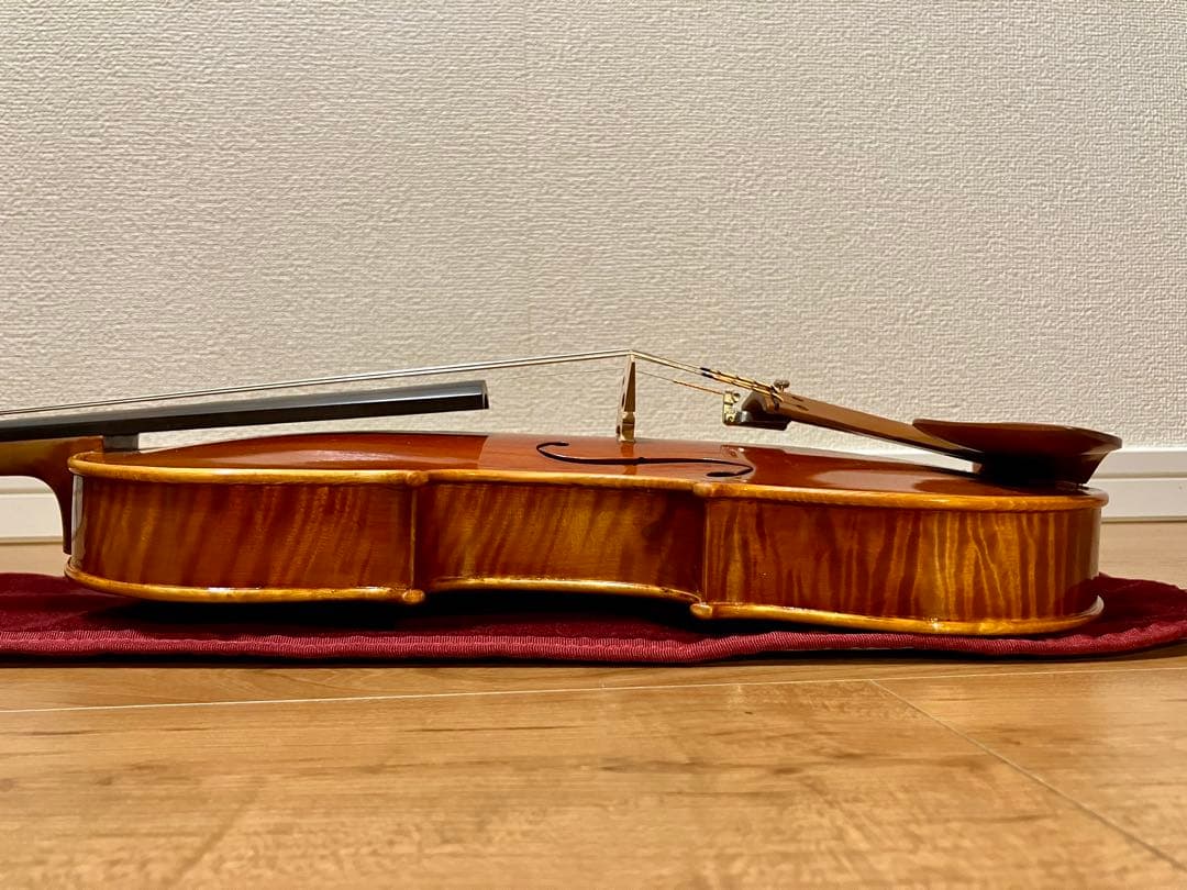 希少、裏板単板、美虎杢2004製　PYGMALIUS #160 バイオリン4/4