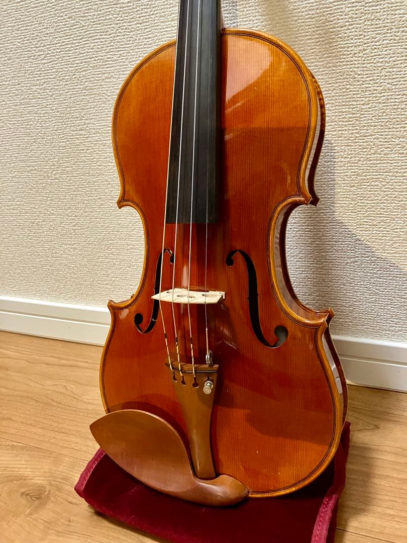 希少、裏板単板、美虎杢2004製　PYGMALIUS #160 バイオリン4/4