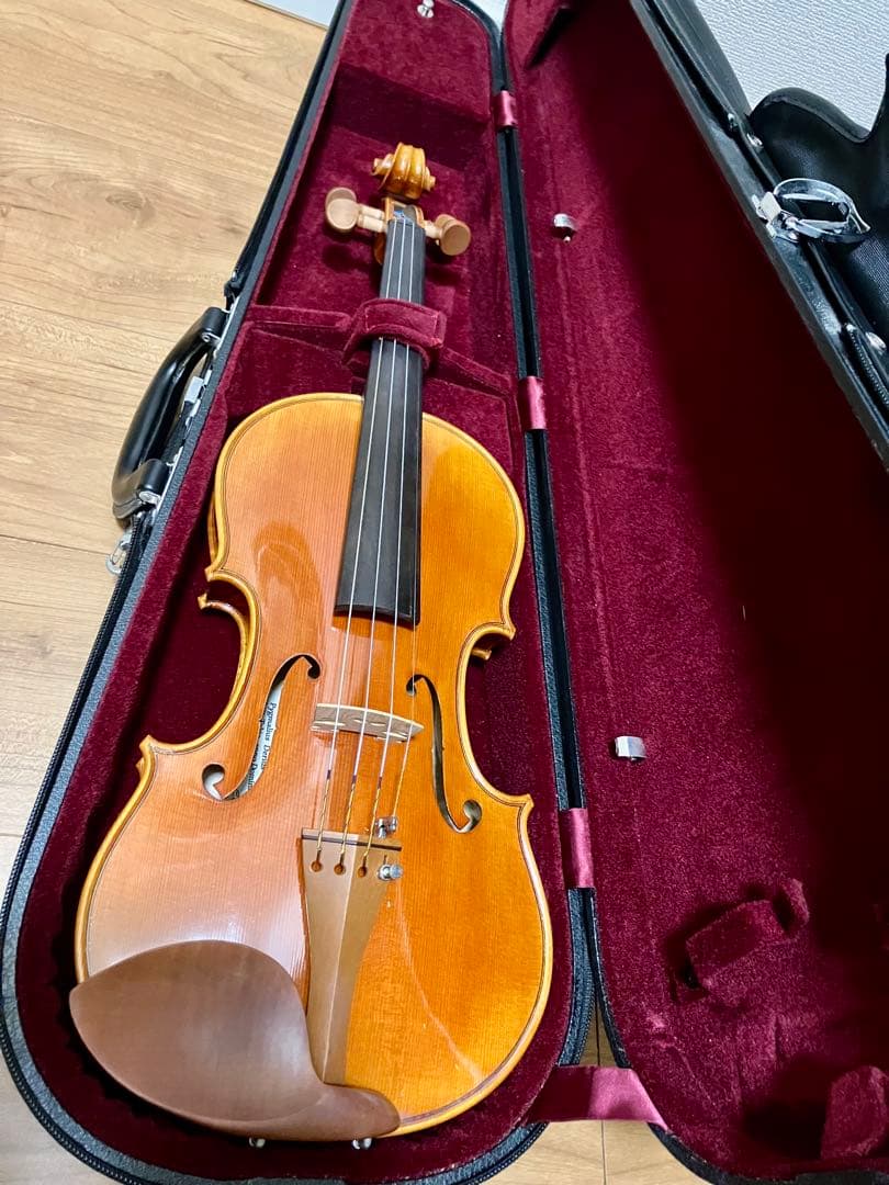 希少、裏板単板、美虎杢2004製　PYGMALIUS #160 バイオリン4/4