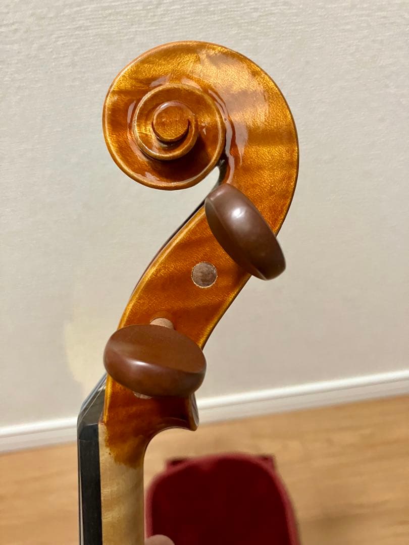 希少、裏板単板、美虎杢2004製　PYGMALIUS #160 バイオリン4/4