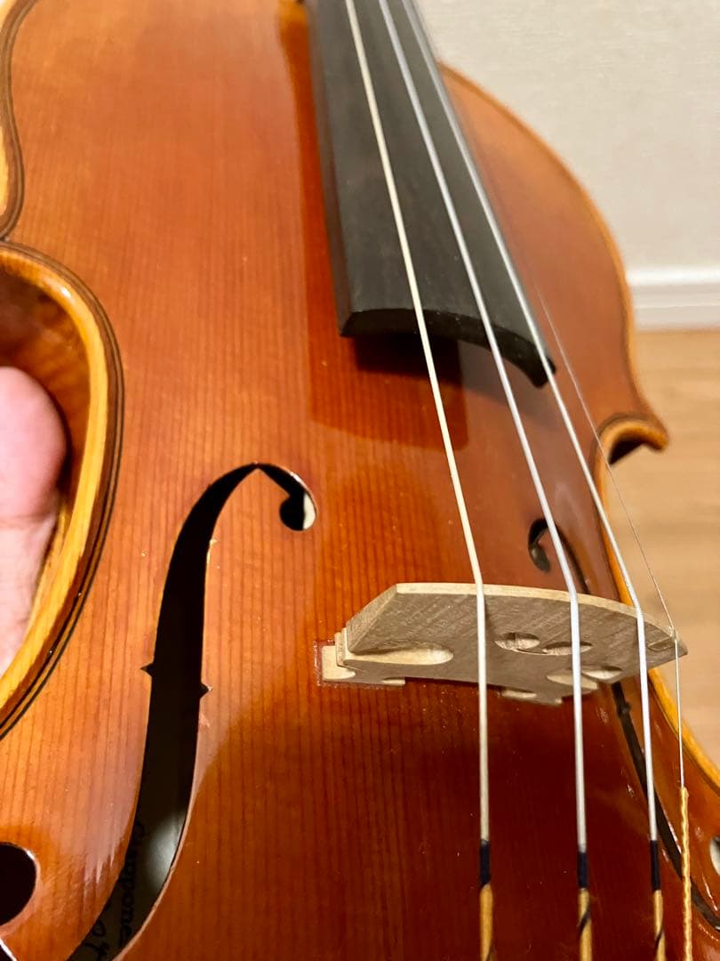 希少、裏板単板、美虎杢2004製　PYGMALIUS #160 バイオリン4/4