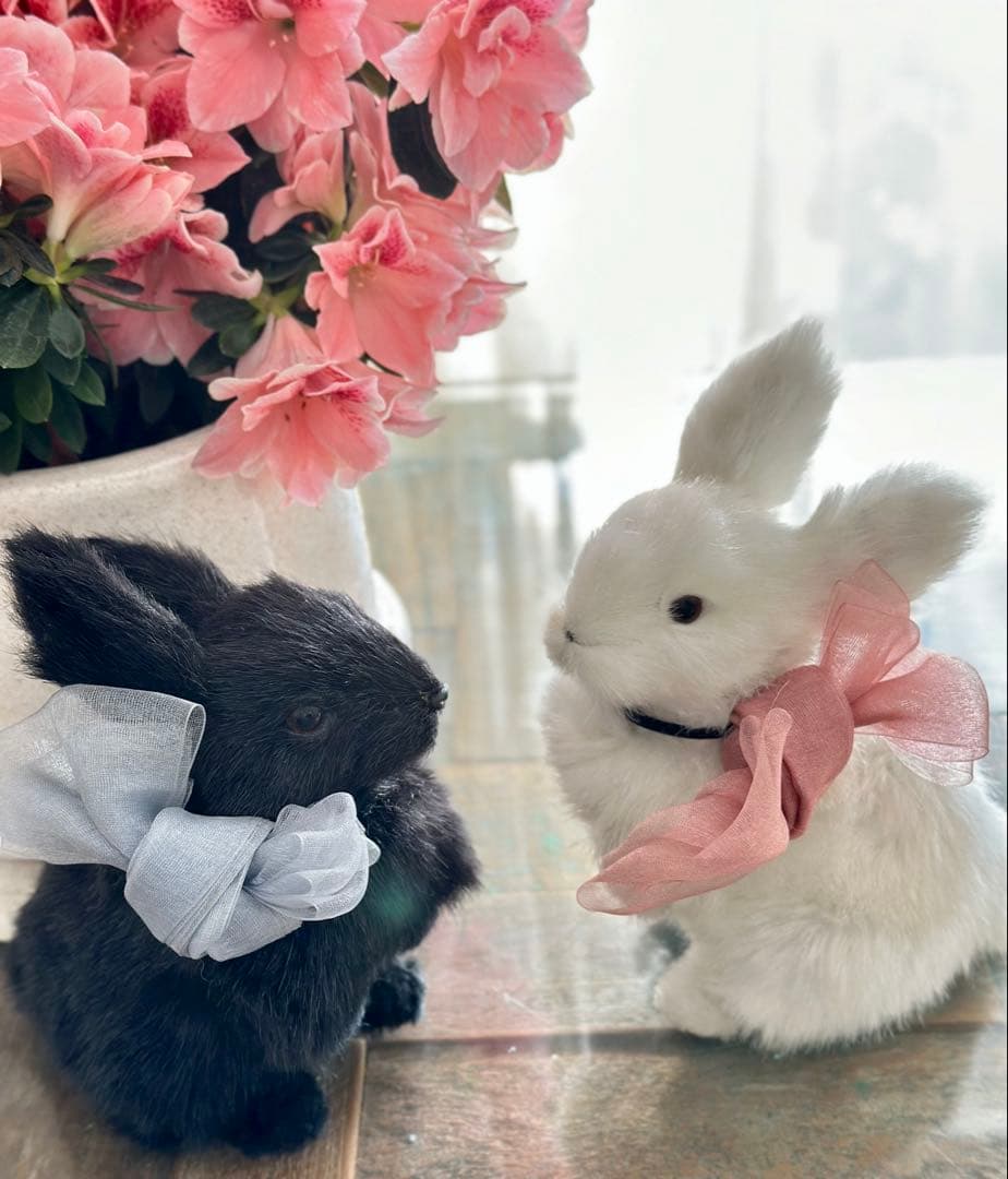 レア★うさぎ　ウサギ　ぬいぐるみ オブジェ 置き物　飾り　ラビット　雑貨