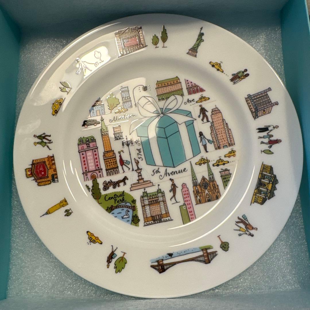 未使用★Tiffany & Co. ティファニー プレートニューヨーク NY 皿