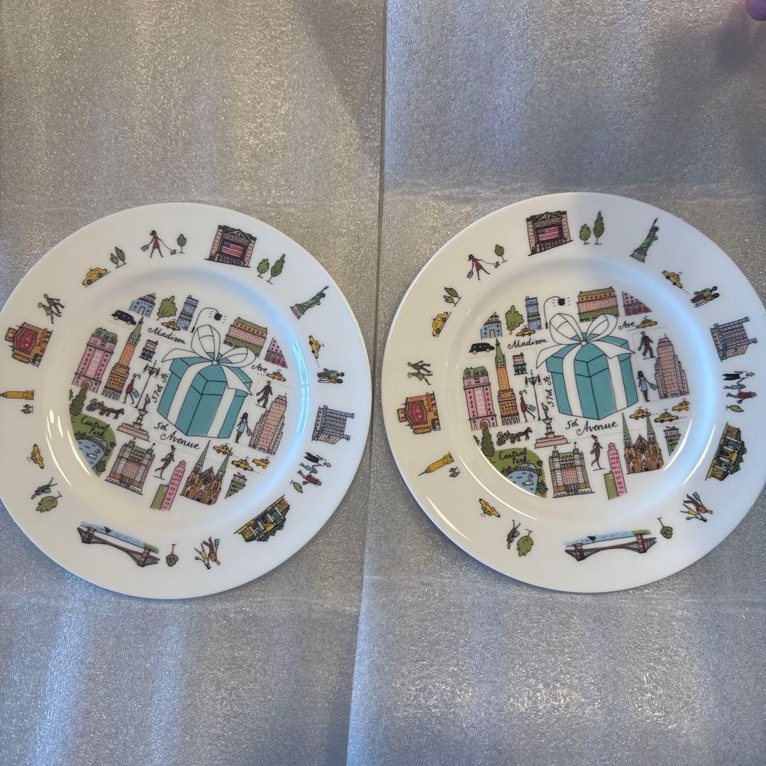 未使用★Tiffany & Co. ティファニー プレートニューヨーク NY 皿