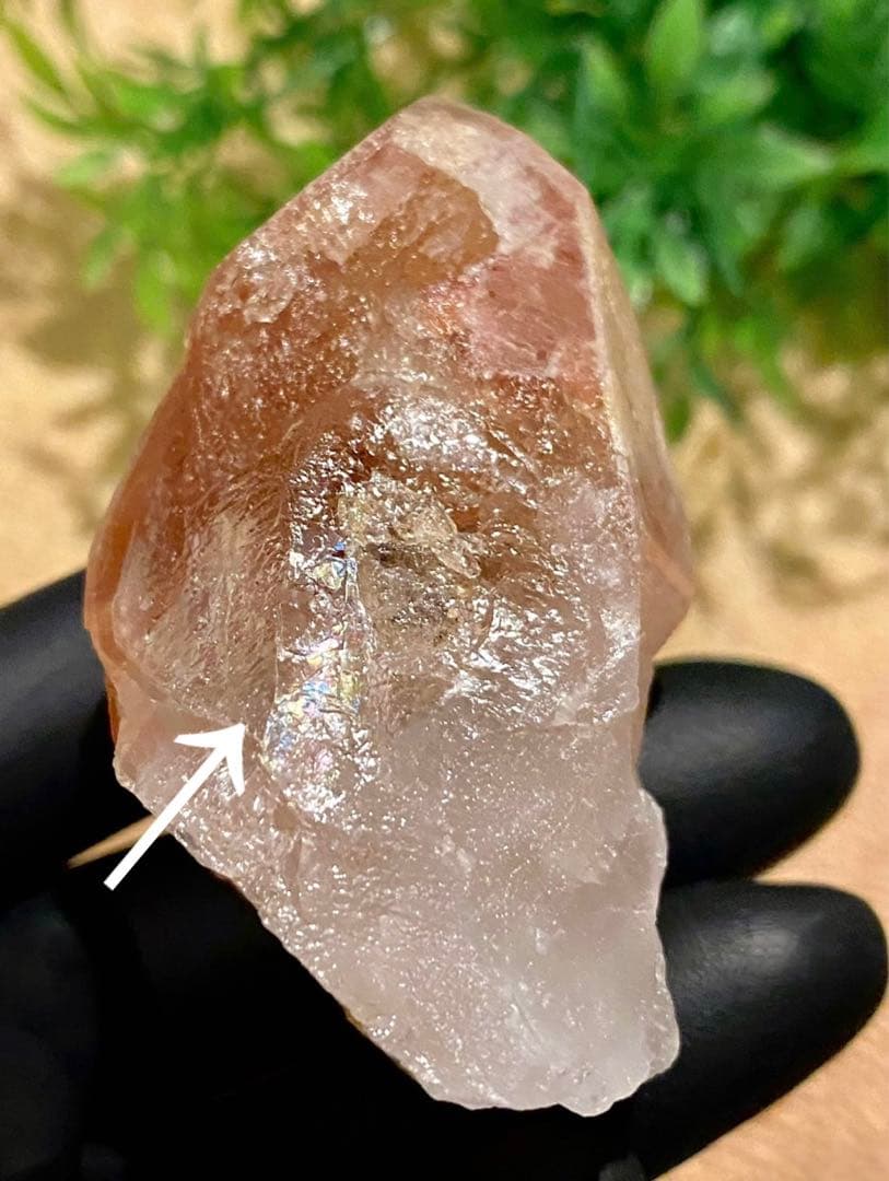 ピンクレムリアン　ドリームシルクレムリアンシード　天然石