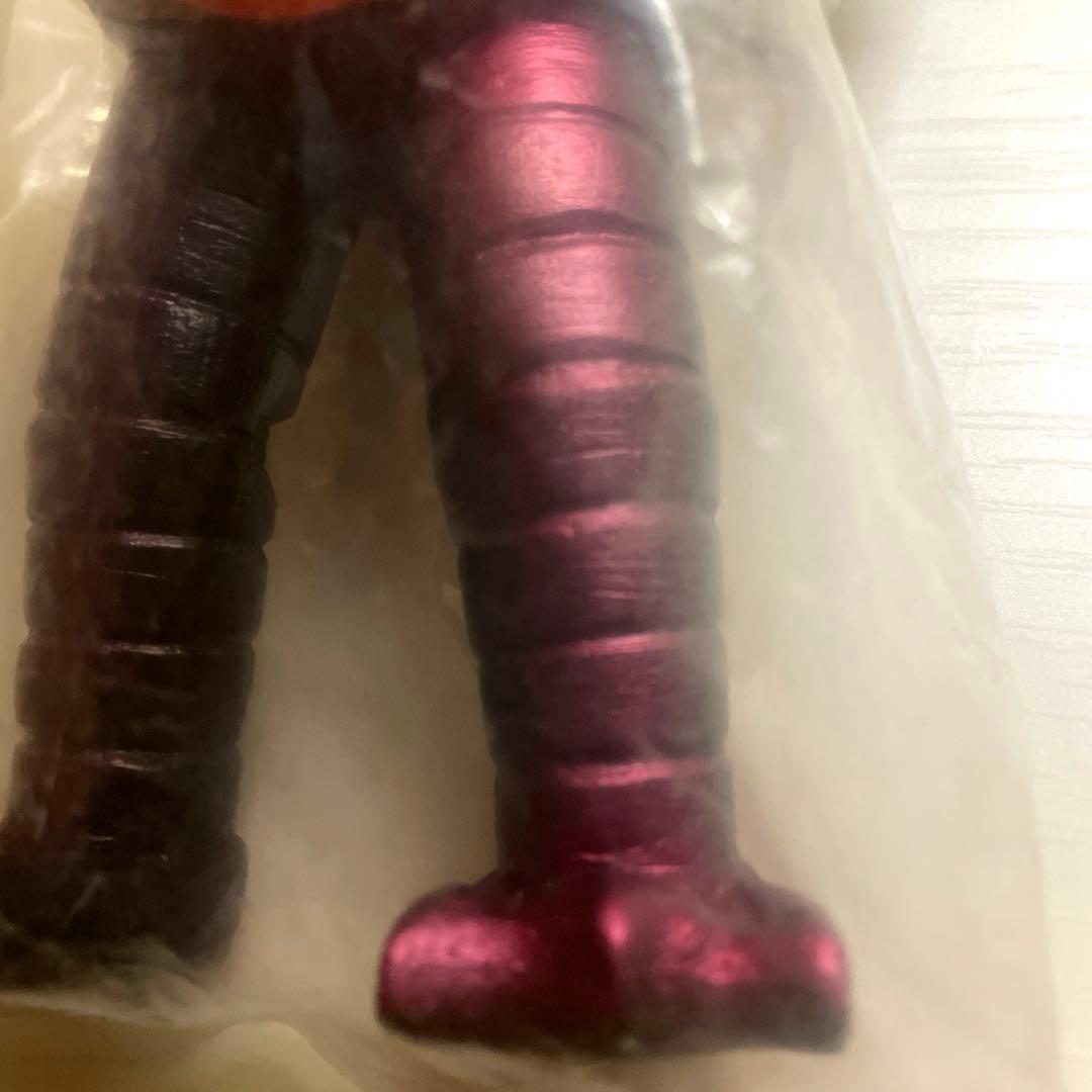 未開封 水素獣エッチ　えむぱい屋 怪獣　ソフビシリーズ　怪獣フィギュア 赤紫色