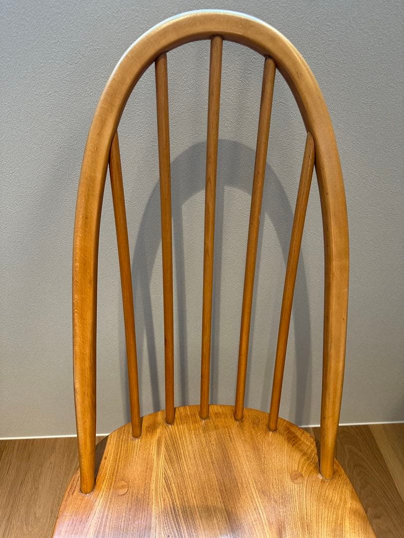 ERCOL　クエーカーチェア　アーコール　ハイバック　ヴィンテージ　ダイニング