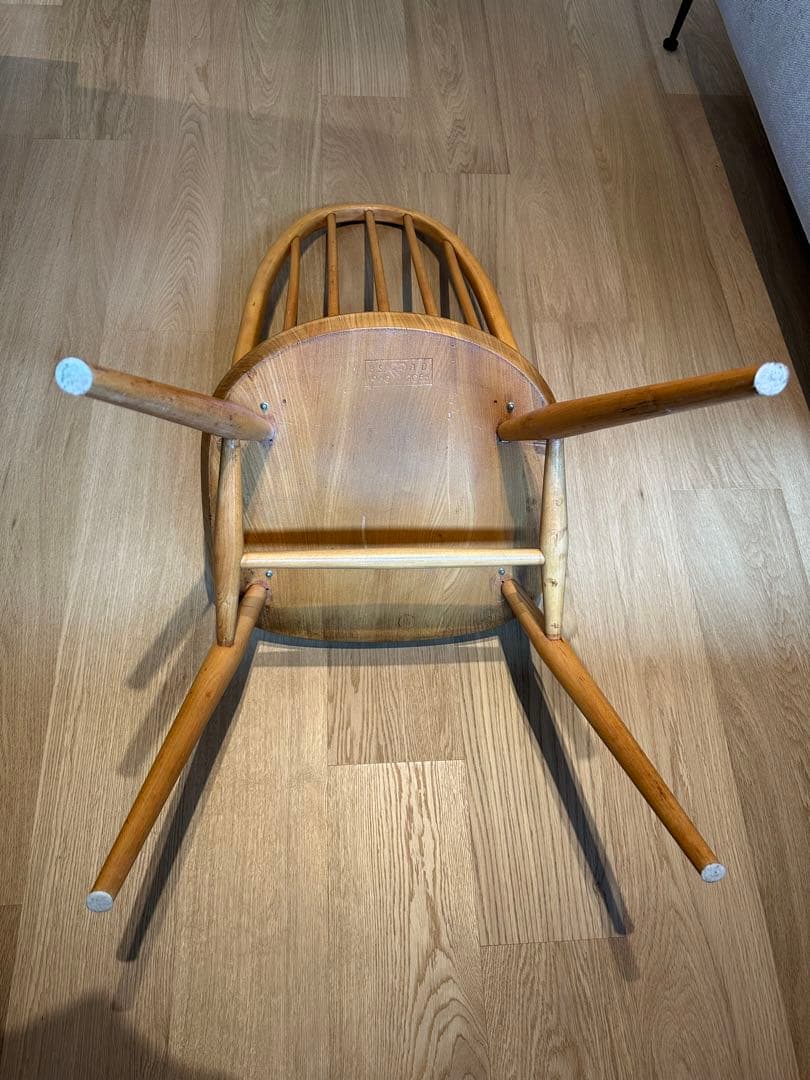 ERCOL　クエーカーチェア　アーコール　ハイバック　ヴィンテージ　ダイニング