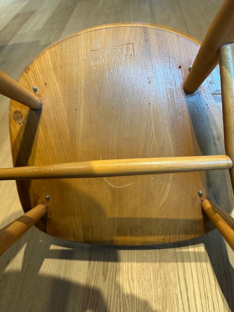 ERCOL　クエーカーチェア　アーコール　ハイバック　ヴィンテージ　ダイニング