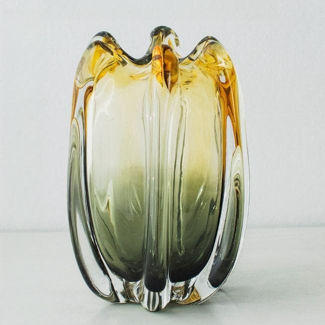 高品質 北欧 高級 映え 瑠璃 ガラス 花瓶 フラワーベース クリスタル 一輪