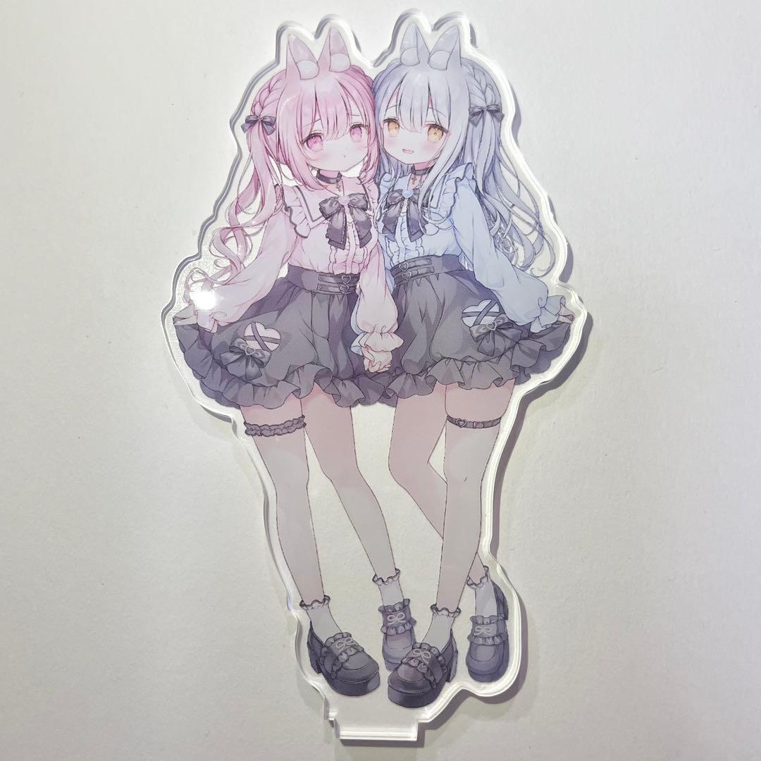 地雷系 メルリリちゃん アクスタ＋色紙セット おもちもなか先生 ♡