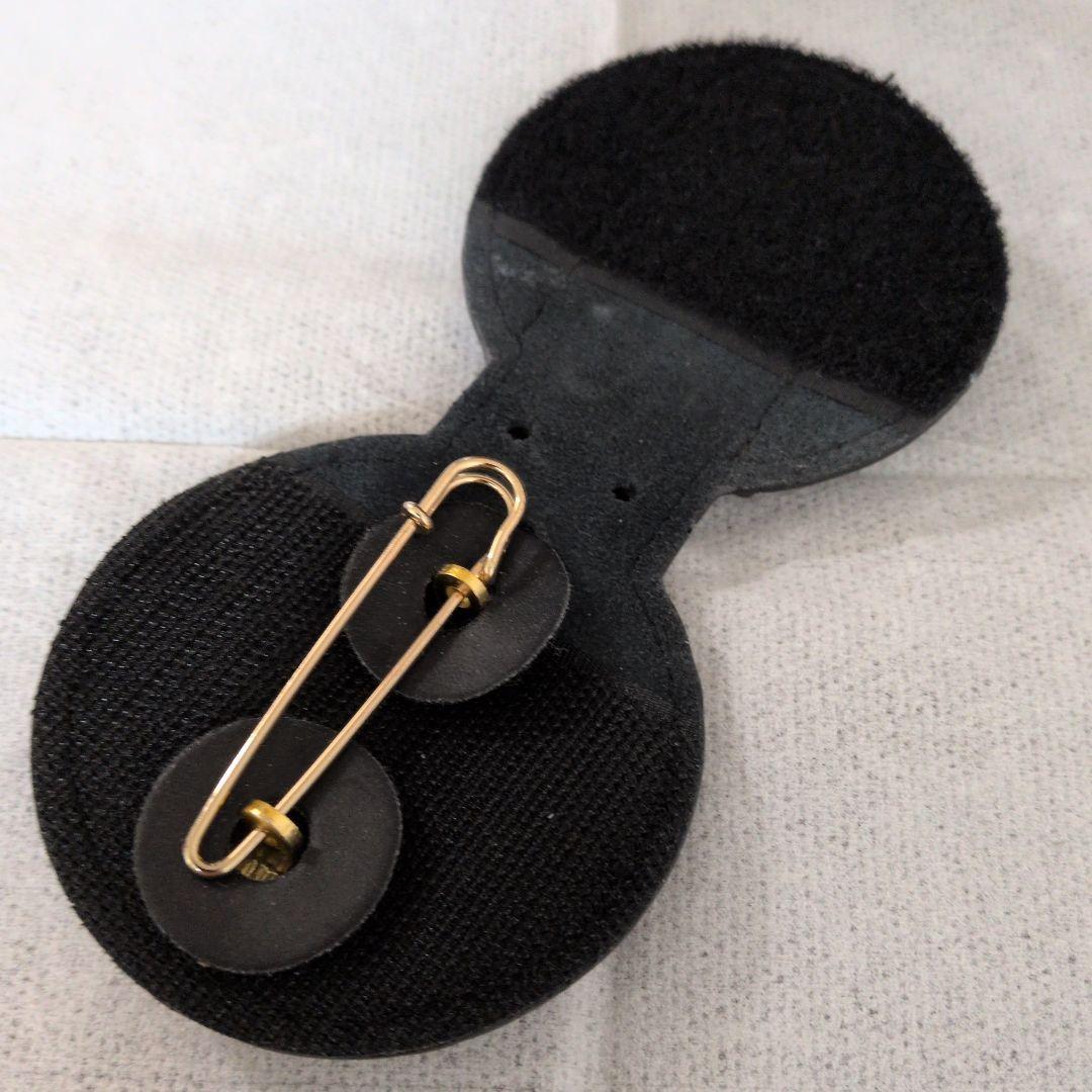 NYPD コミッショナー ポリスバッジ ＋ レザー製クリップ付きバッジホルダー