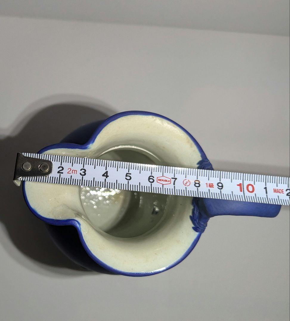 ウェッジウッド　1900年頃製造　ディップドブルー　ジャスパーウェア　ピッチャー