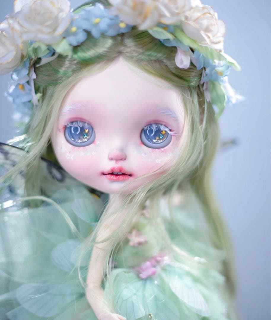 カスタムブライス 海外作家様 人形 アルビノ 美しい エルフちゃん フルセット